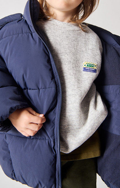 DOUDOUNE MI-LONGUE AMPLE ML CAPUCHE AMOVIBLE