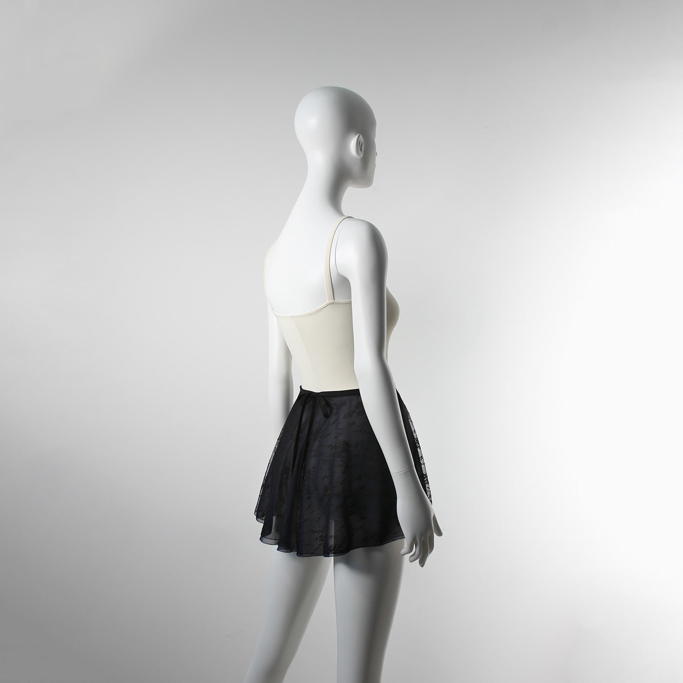 女士藏青色双面芭蕾舞短裙