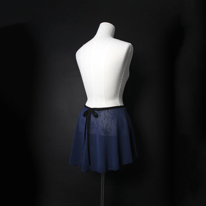 女士藏青色双面芭蕾舞短裙