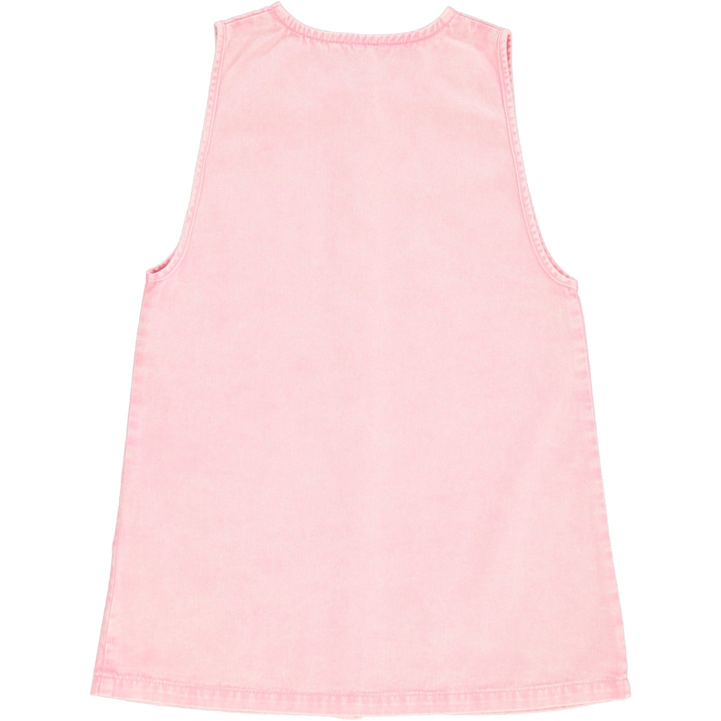 女童粉色棉连衣裙