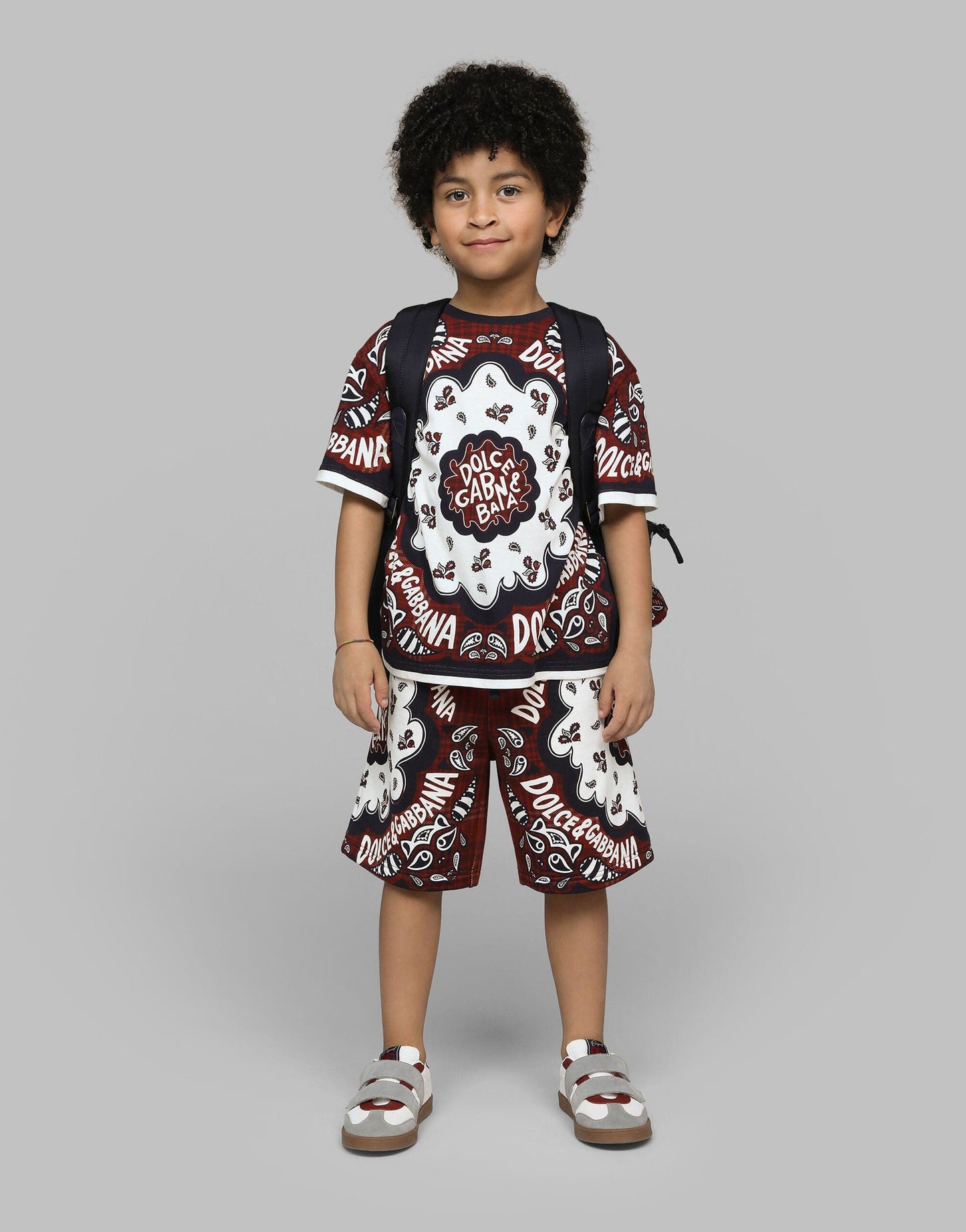 Dolce & Gabbana Boys 多色 Bandana 百慕大短裤
