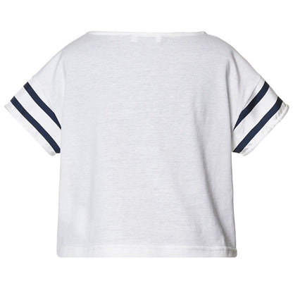 Girls Silk Blend 'Sailor Stripe' Blouse