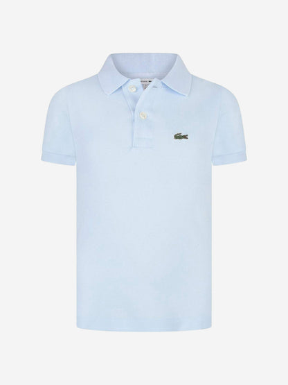 Lacoste 男童棉质短袖 Polo 衫