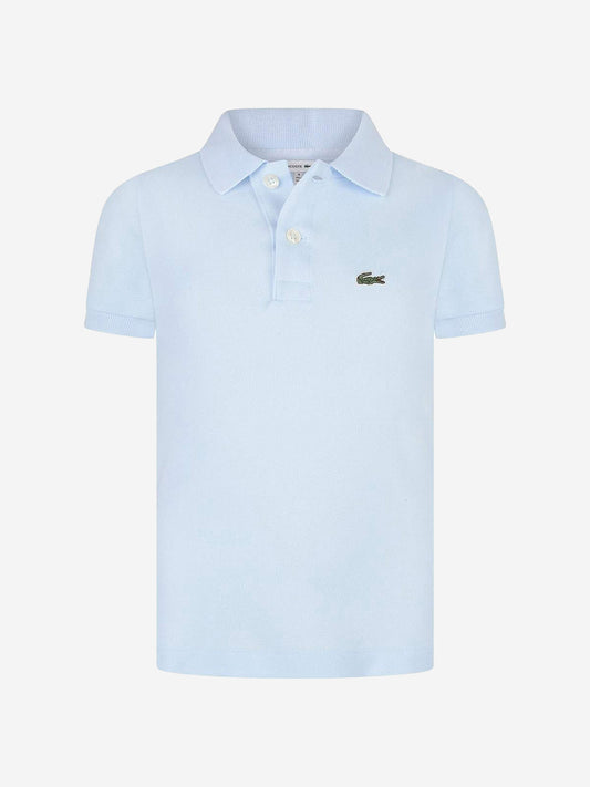 Lacoste 男童棉质短袖 Polo 衫