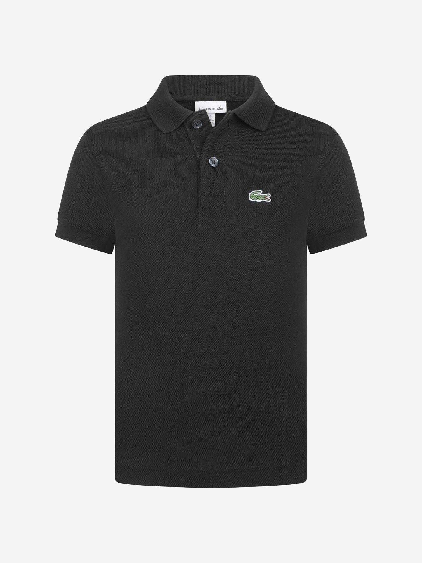 Lacoste 男童棉质珠地网眼 Polo 衫