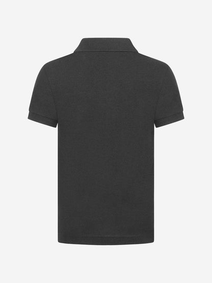 Lacoste 男童棉质珠地网眼 Polo 衫