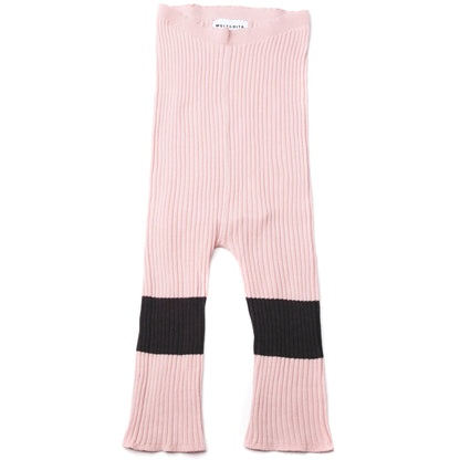 Baby Pale Pink Cotton Leggings