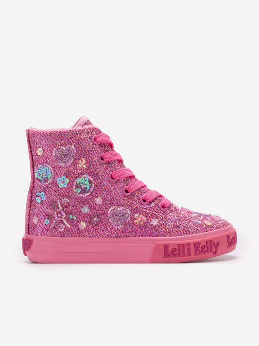 Lelli Kelly 女童 Dafne 中帮棒球靴（粉色）