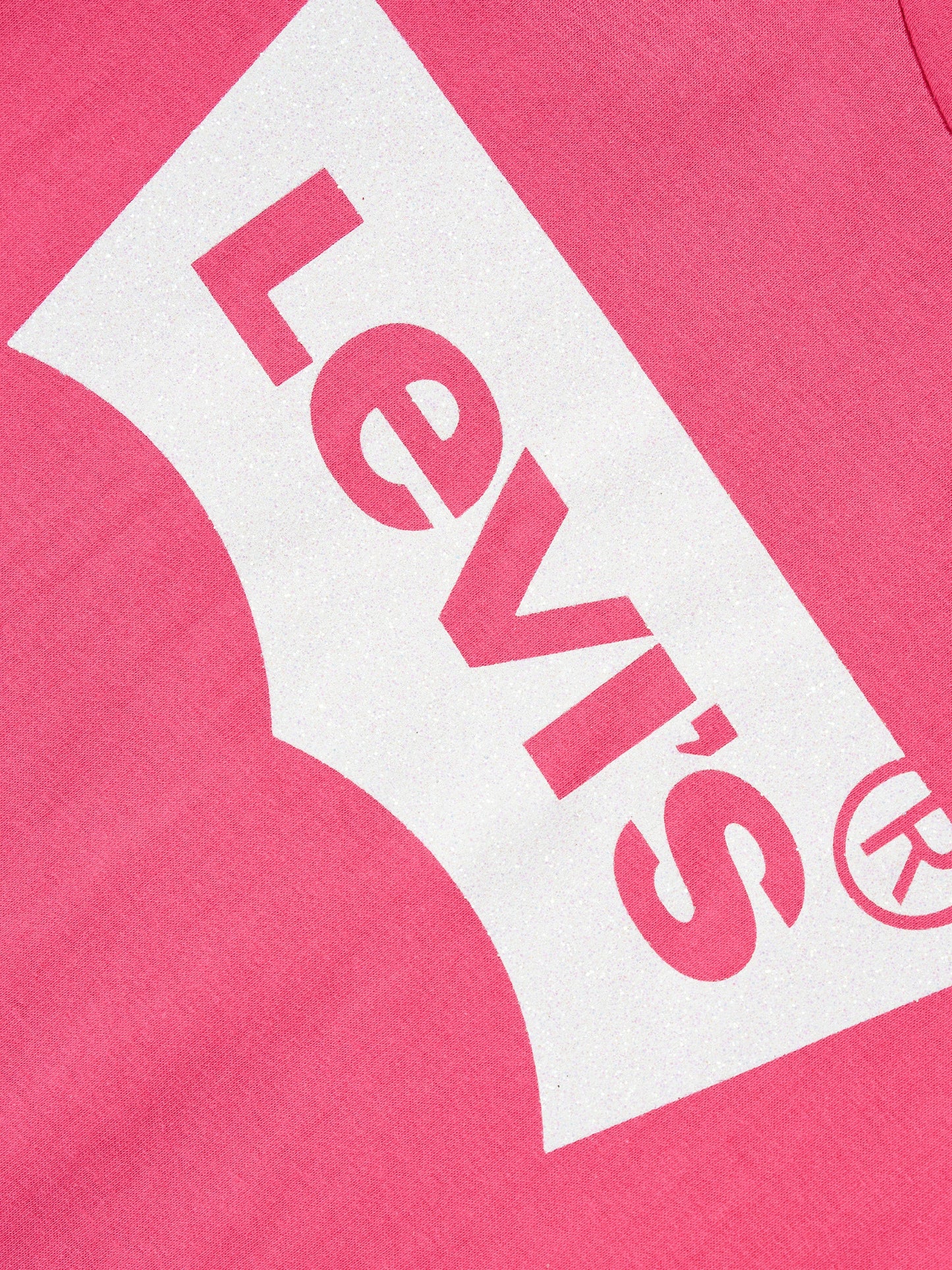 Levi's 女童棉质短袖蝙蝠袖徽标 T 恤