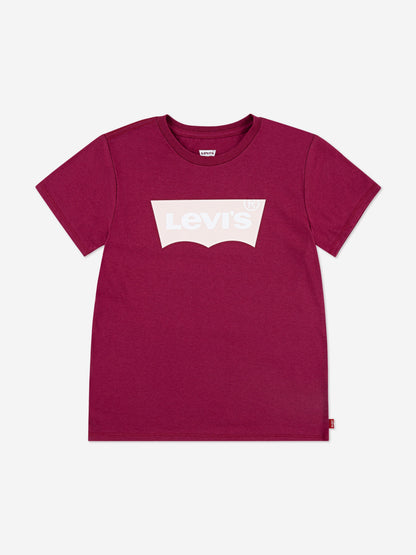 Levi's Girls Batwing T-Shirt in Red