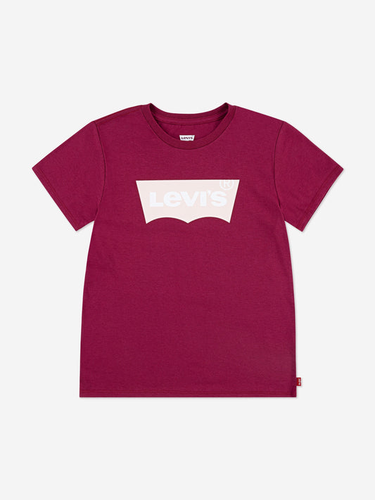Levi's Girls Batwing T-Shirt in Red