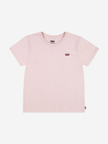 Levi's Girls Batwing Chest Hit T-Shirt in Pink