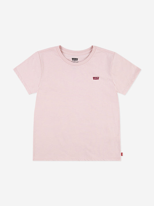 Levi's Girls Batwing Chest Hit T-Shirt in Pink