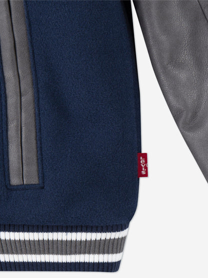 Levi's Boys Logo Bomber Jacket in Blue