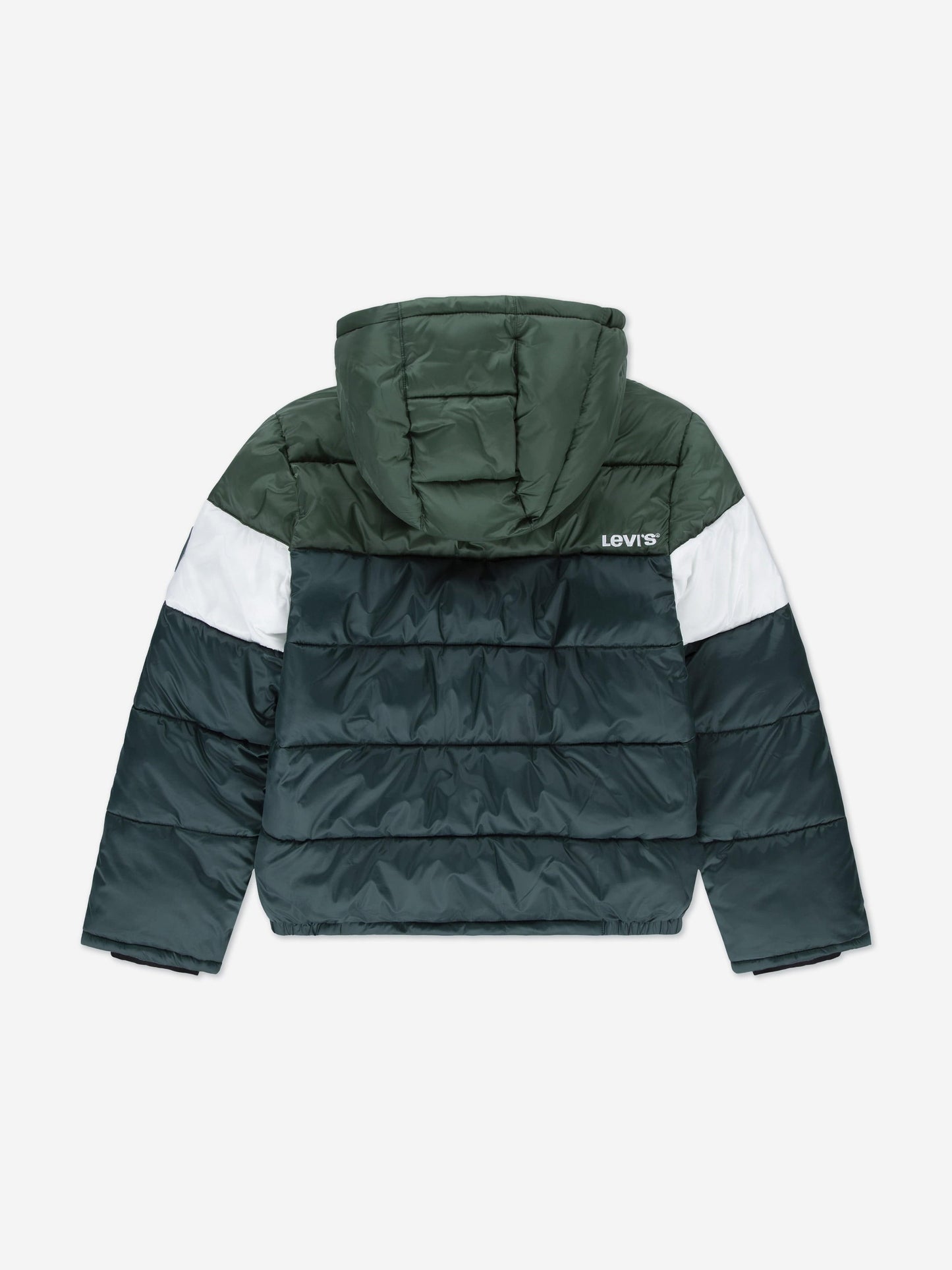 Levi's Boys Colourblock Puffer Jacket in Green