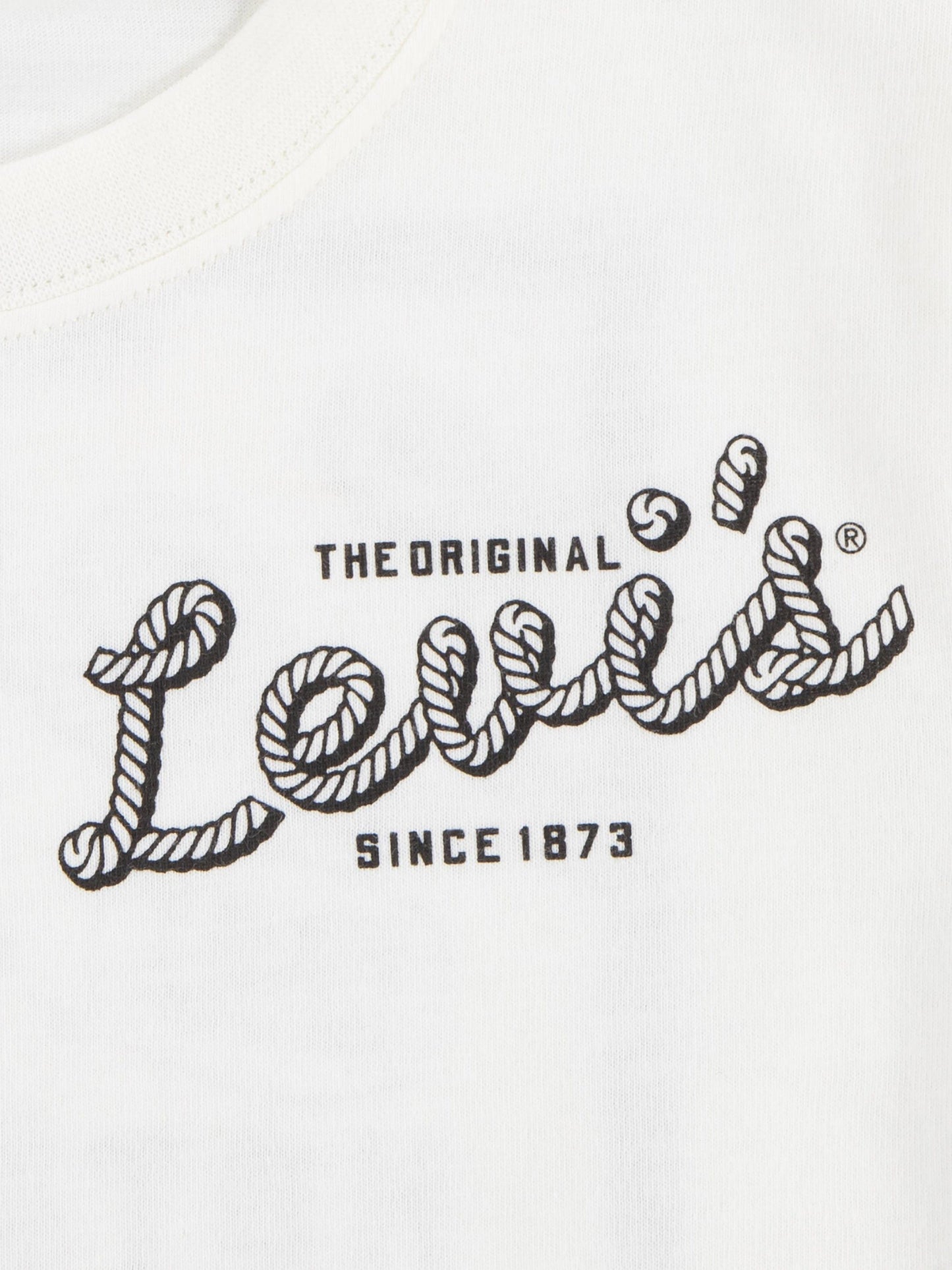 Levi's Boys Pizza Delivery Cowboy T-Shirt in Ivory