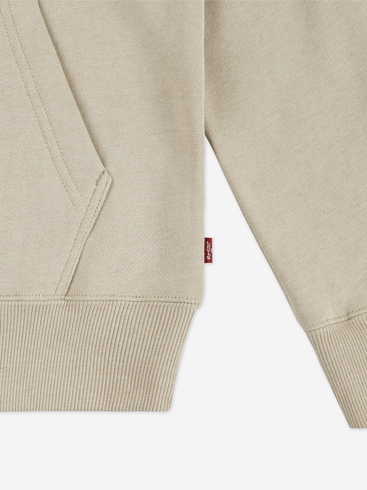 Levi's Boys Mini Batwing Hoodie in Beige