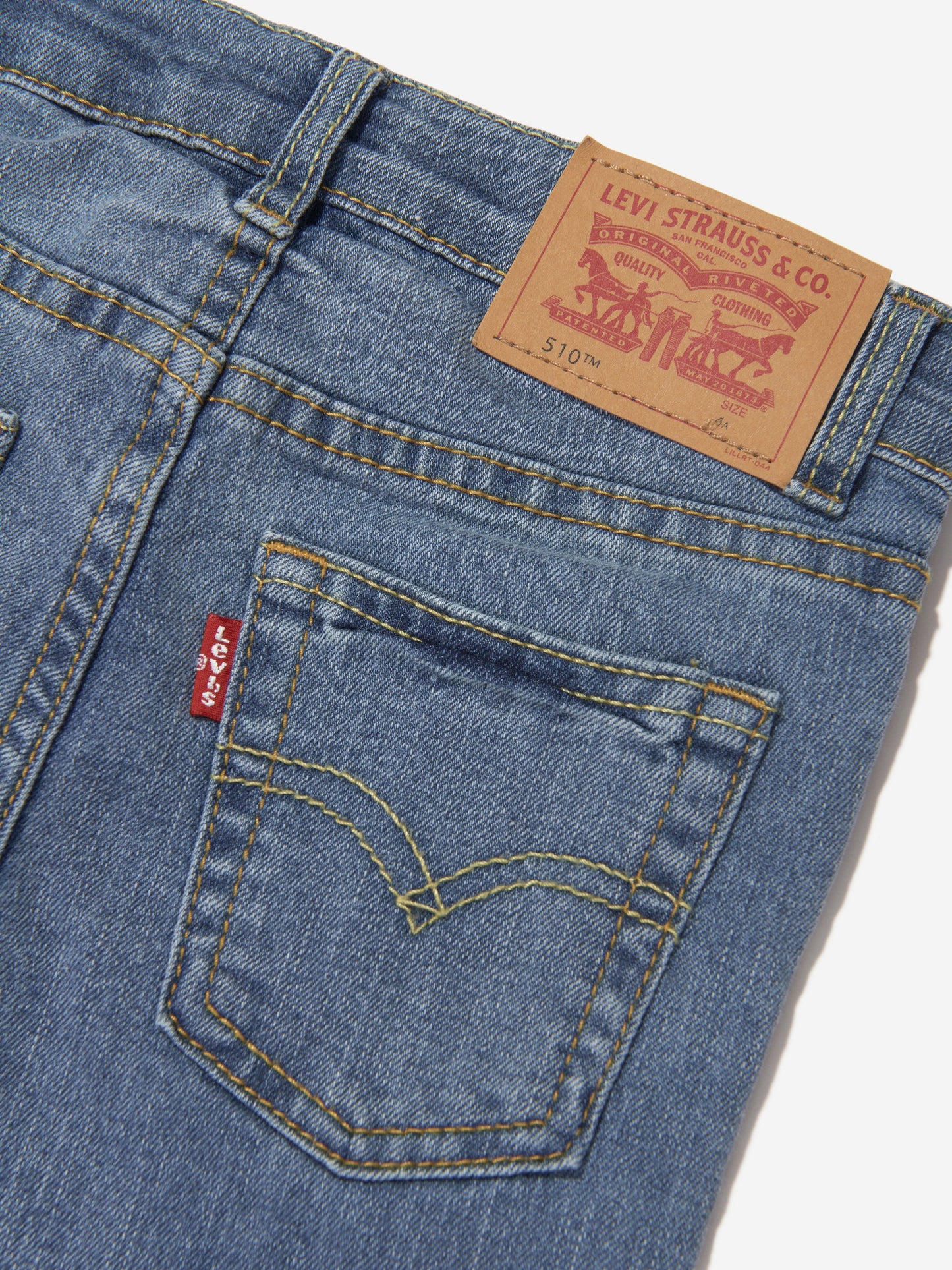 Levi's Girls 510 Skinny Fit Jeans in Blue