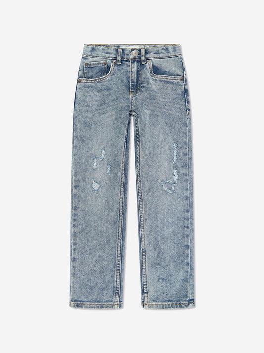 Levi's Wear 男童 512 修身锥形牛仔裤（蓝色）