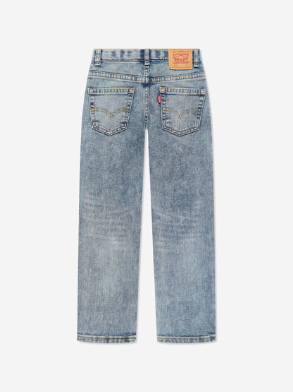 Levi's Wear 男童 512 修身锥形牛仔裤（蓝色）