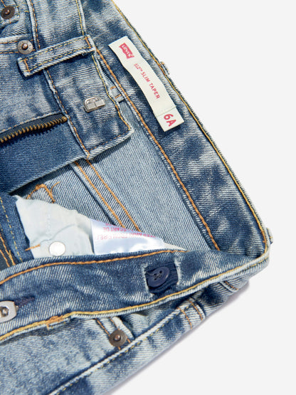 Levi's Wear 男童 512 修身锥形牛仔裤（蓝色）