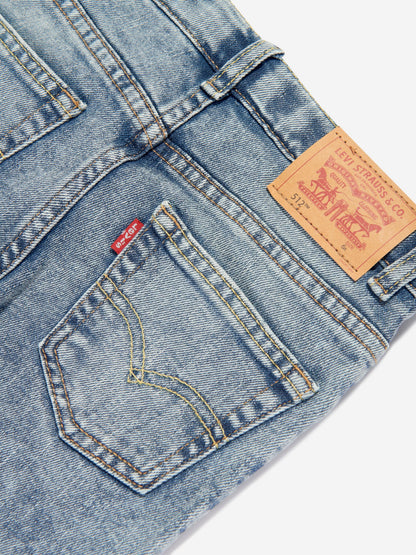 Levi's Wear 男童 512 修身锥形牛仔裤（蓝色）