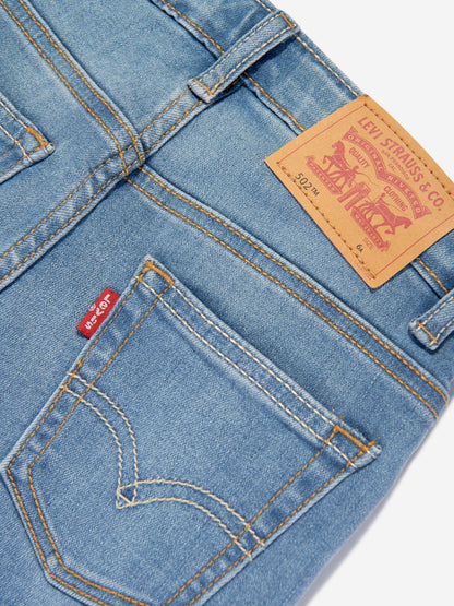 Levi's Wear 男童 502 高性能牛仔裤（蓝色）