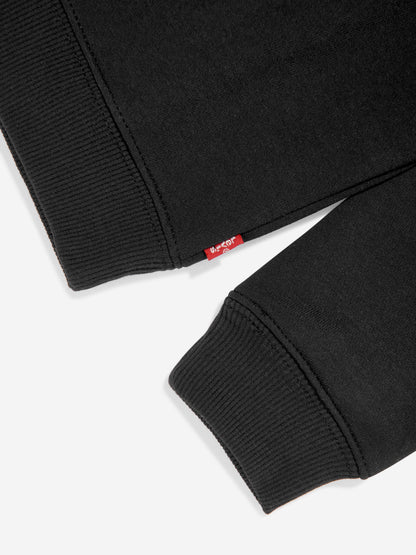 Levi's Wear 男童迷你徽标运动衫（黑色）