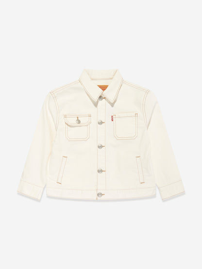 Levi's Wear 男童休闲牛仔夹克（象牙色）