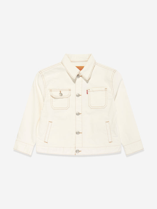 Levi's Wear 男童休闲牛仔夹克（象牙色）