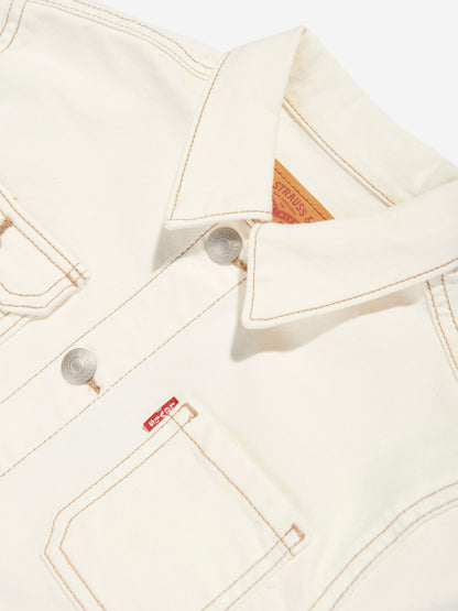 Levi's Wear 男童休闲牛仔夹克（象牙色）