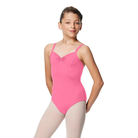 女童粉色"Darya"芭蕾舞连体衣(LUB334/SACHET PINK)