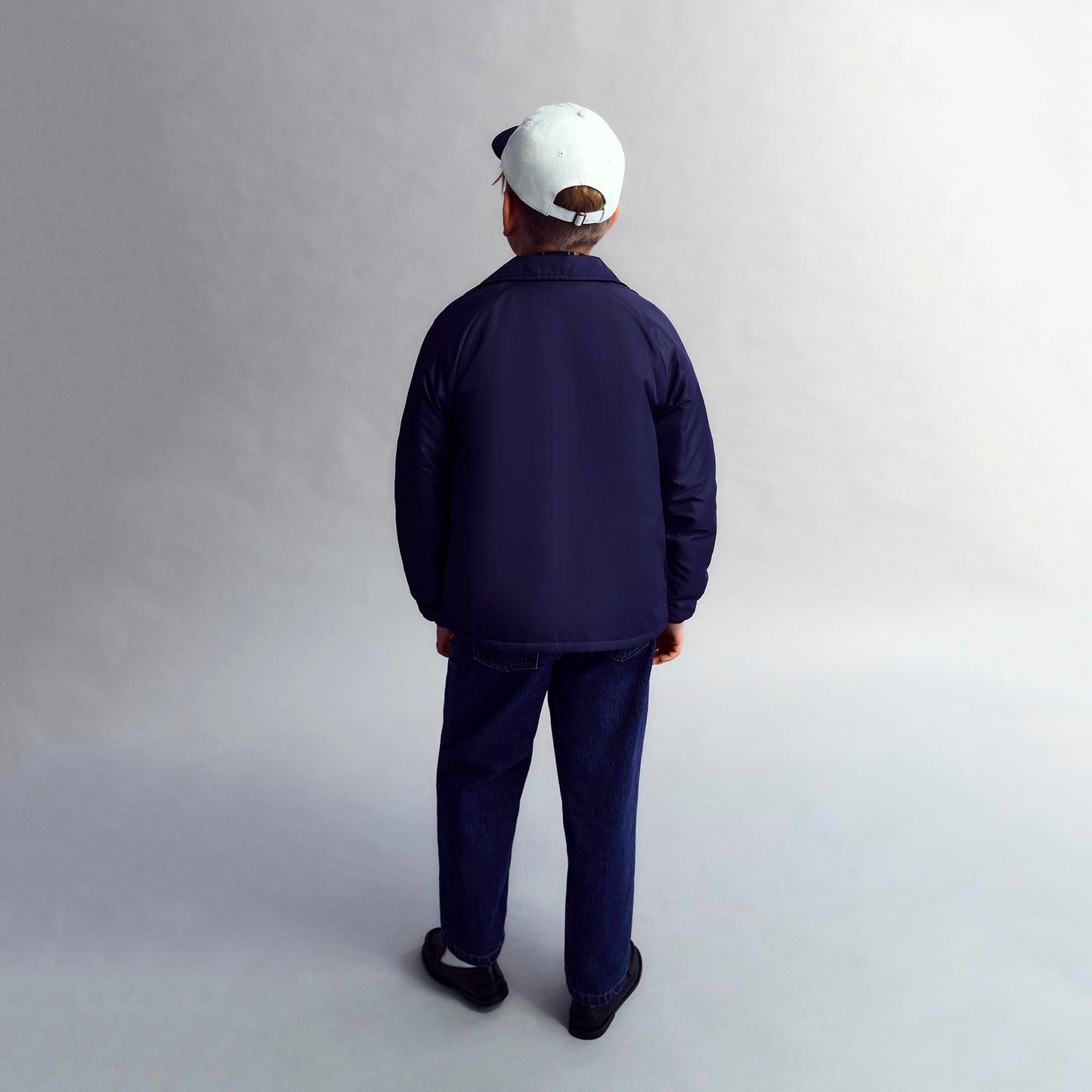 男童藏青色夹克