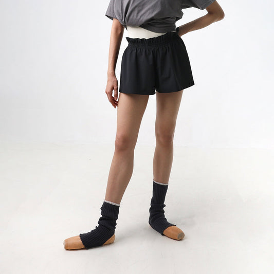 女士黑色芭蕾舞短裤(Laura Flared shorts/JET BLACK)