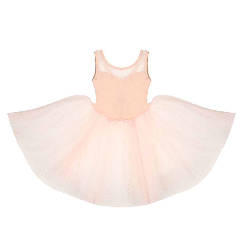女童粉色芭蕾舞服套装