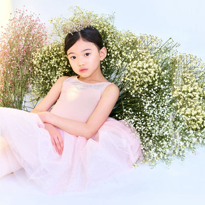 女童粉色芭蕾舞服套装