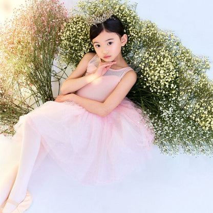 女童粉色芭蕾舞服套装
