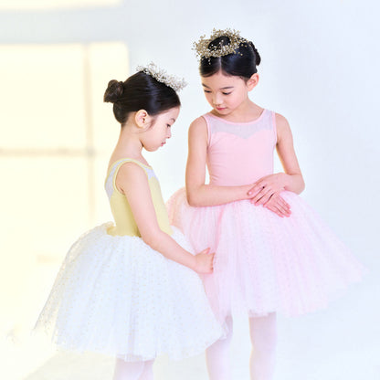 女童粉色芭蕾舞服套装