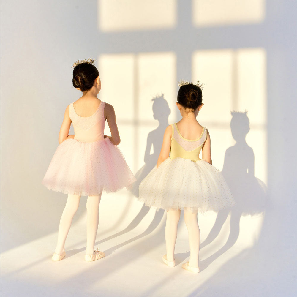 女童粉色芭蕾舞服套装