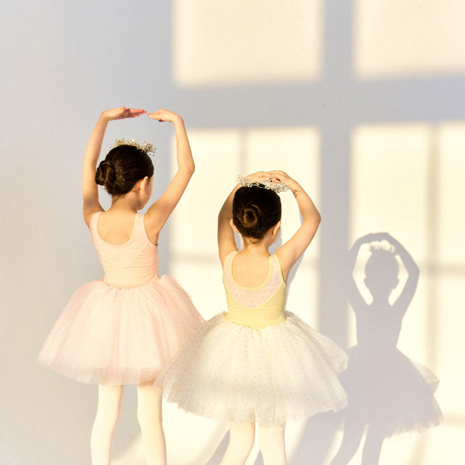 女童粉色芭蕾舞服套装