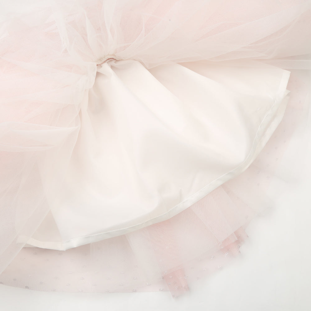 女童粉色芭蕾舞服套装