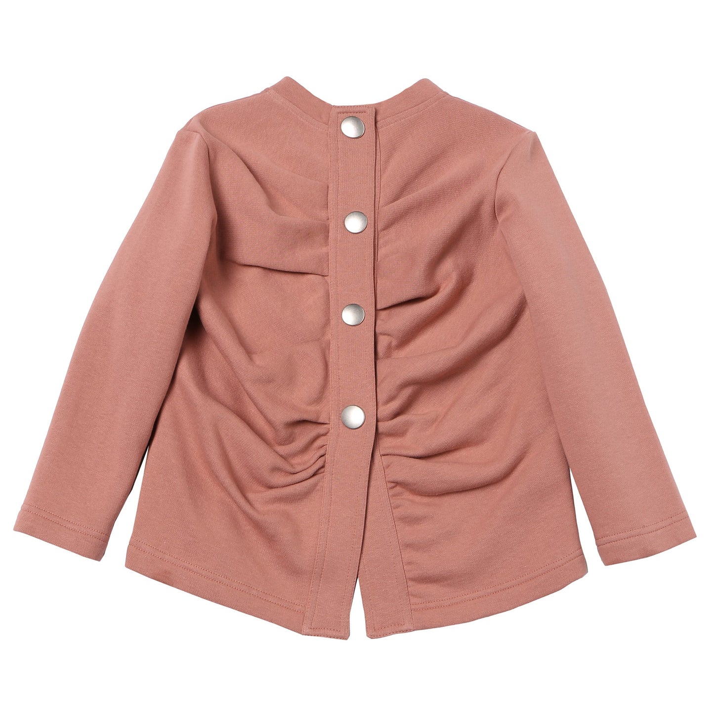 女童玫瑰粉棉卫衣