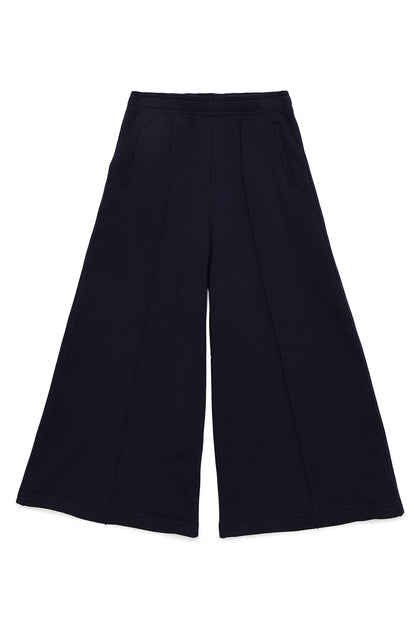 女童深蓝色棉长裤