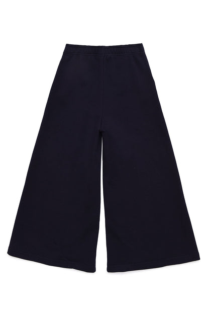 女童深蓝色棉长裤