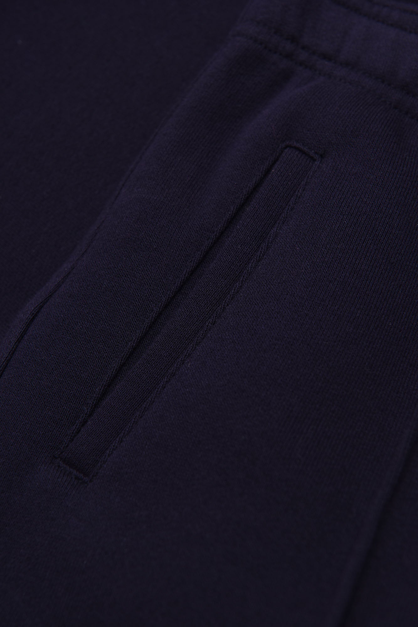 女童深蓝色棉长裤