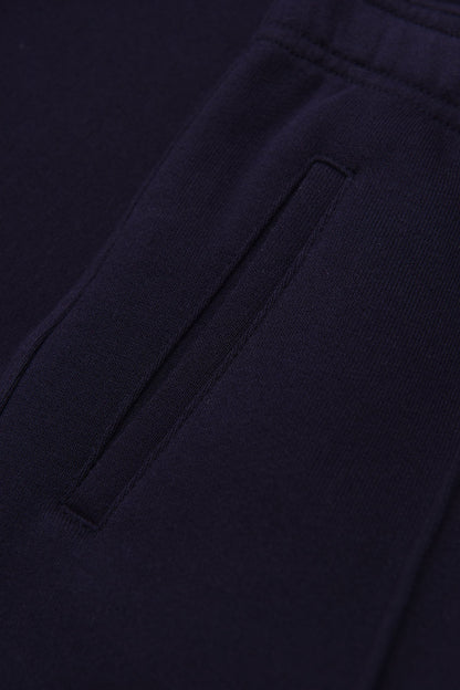 女童深蓝色棉长裤