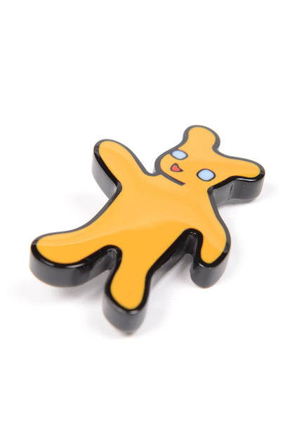 Yellow Brooch With Resin