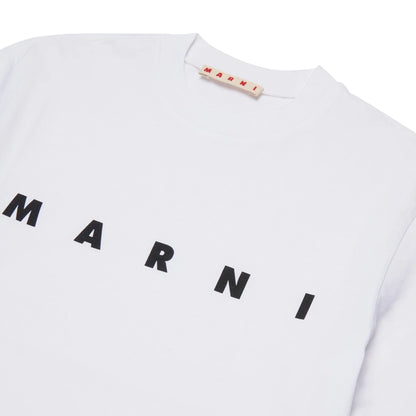 儿童白色Logo棉T恤