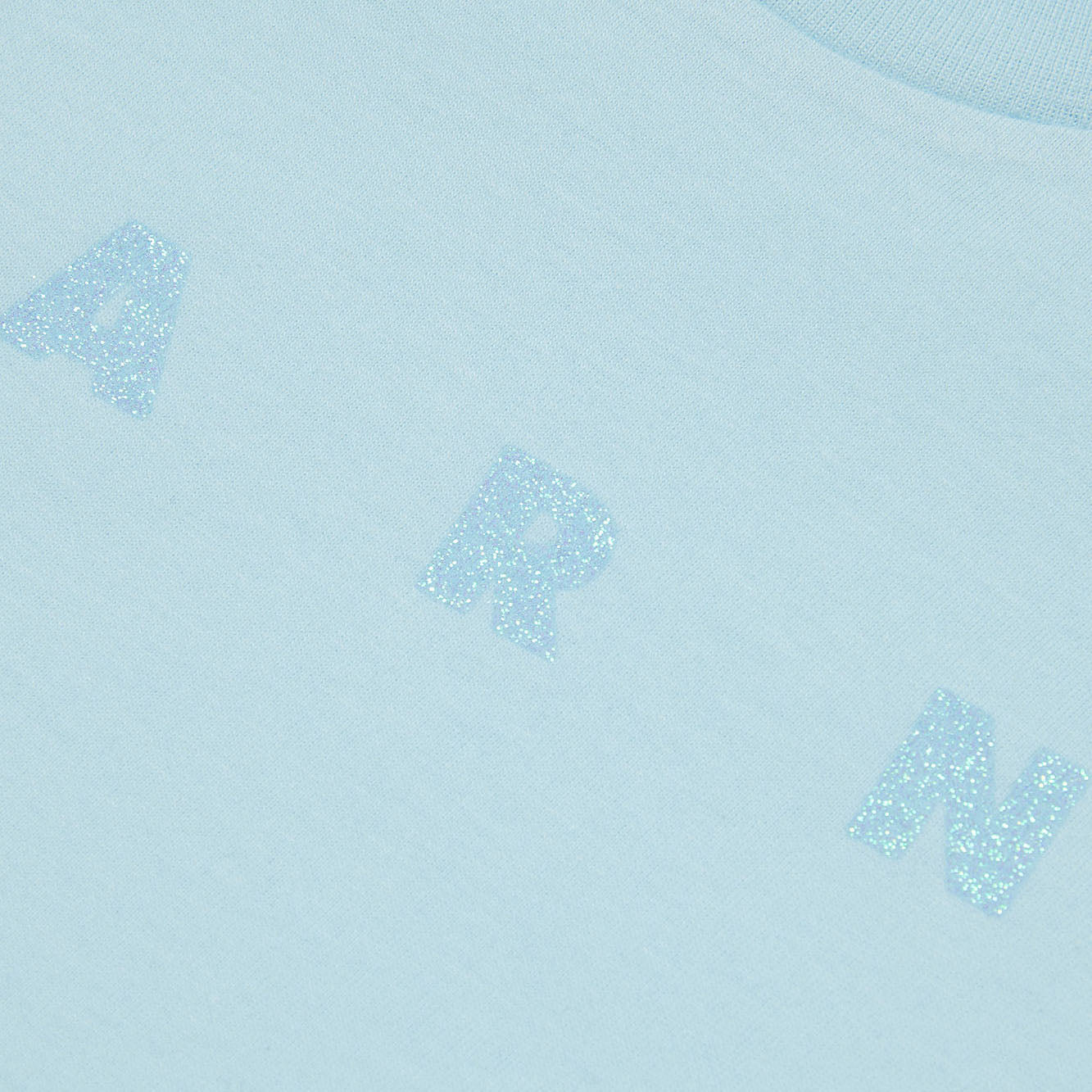 女童浅蓝色Logo棉T恤