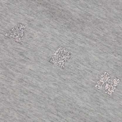 女童灰色Logo棉T恤